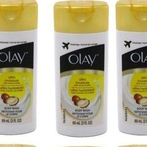 3 Olay Ultra Moisture Body Wash 3 oz Travel